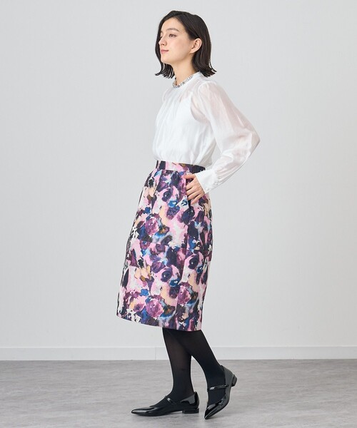 ANAYI（アナイ） スカート オーロラジャガードコクーン スカート