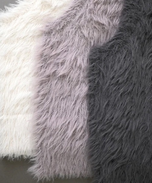 リアルファージレ　ベージュグレー ベスト ジレ ファーベスト レディース : ZOZOTOWN Yahoo!店 - 通販