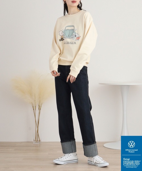 フォルクスワーゲン トレーナー スウェット PEANUTS×VW SNOOPY