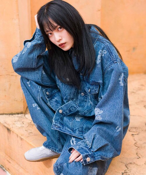 JUNRED（ジュンレッド） デニムジャケット gジャン 「Chocomoo×JUNRED