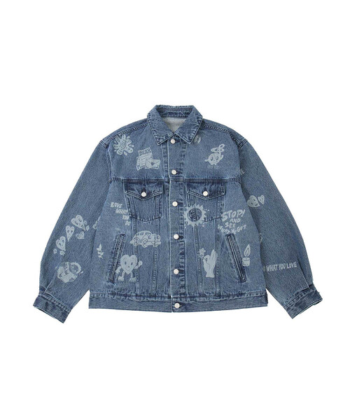 JUNRED（ジュンレッド） デニムジャケット gジャン 「Chocomoo×JUNRED