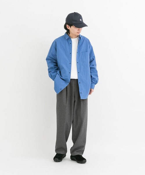 EKAL シャツ 「UR TECH」「撥水/UVカット」ナイロンタッサー