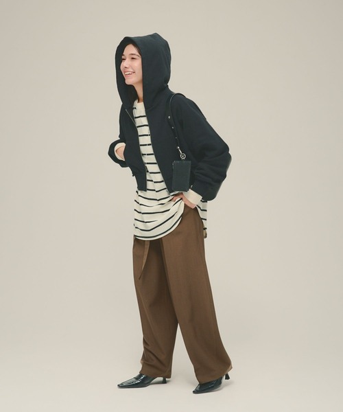パーカー 「eL」Short Zip Hoodie/287468 レディース パーカー 「eL」Short Zip Hoodie/287468 レディース : ZOZOTOWN