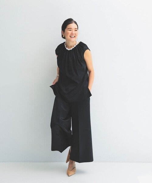 Demi-Luxe BEAMS パンツ グロス .M レディース : ZOZOTOWN Yahoo