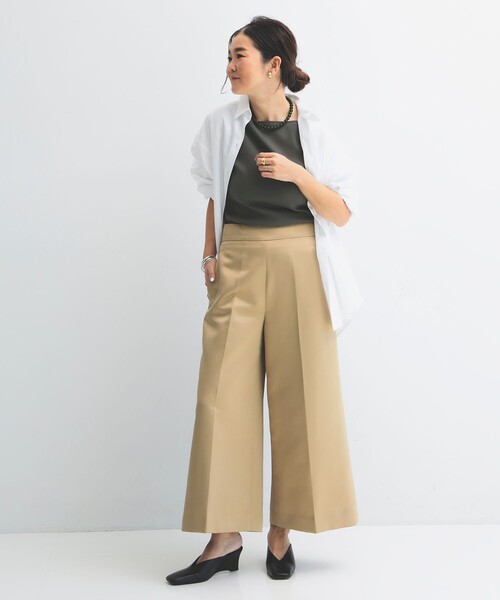 Demi-Luxe BEAMS パンツ グロス .M レディース : ZOZOTOWN Yahoo