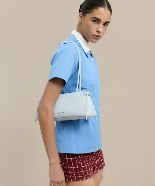 CHARLES & KEITH ショルダーバッグ CHARLES ＆ KEITH ショルダーバッグ バッグ ナイロン チェーン