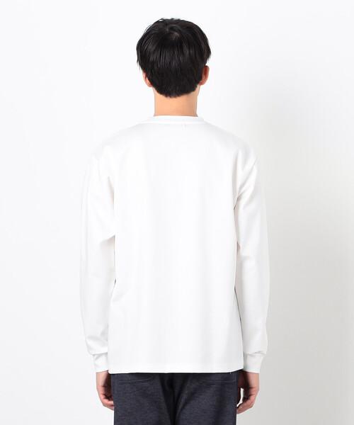 COMME CA ISM（コムサイズム） tシャツ シルキーポンチ 長袖Tシャツ