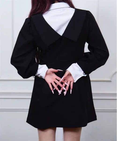 fickle bebe レイヤードスクールワンピース レイヤードスクールワンピース | FICKLE BEBE