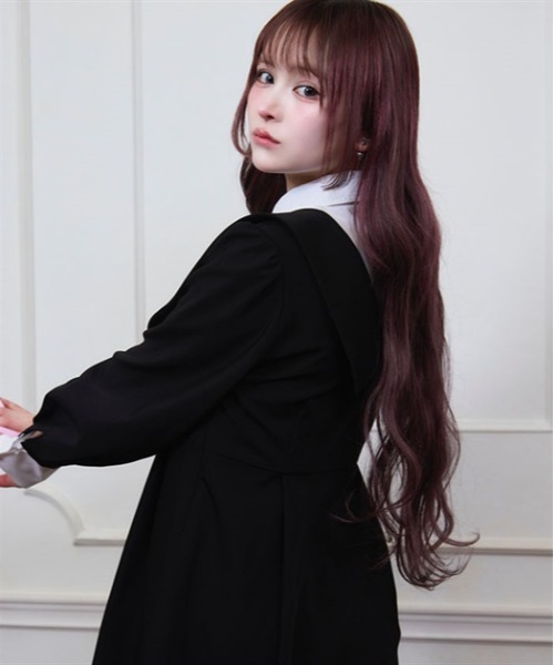 Fickle Bebe ワンピース レイヤードクラシカルワンピース