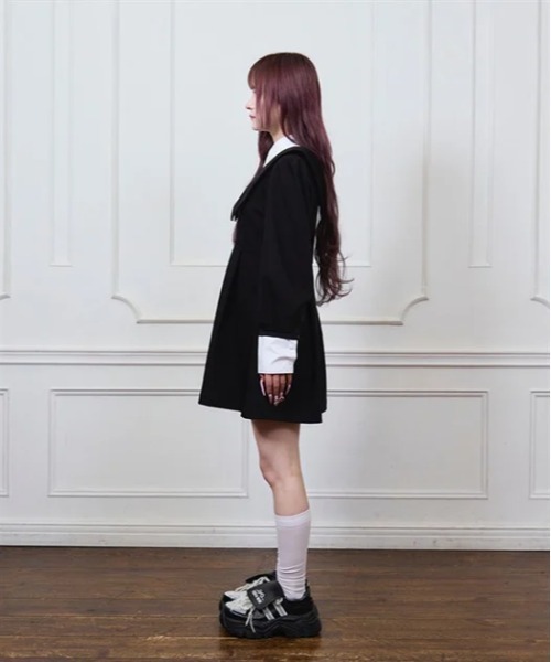 Fickle Bebe ワンピース レイヤードクラシカルワンピース