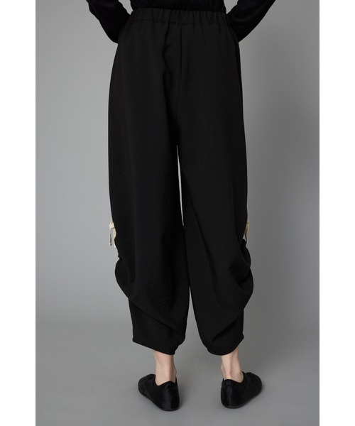 HeRIN.CYE スラックス パンツ Side gather pants サイドギャザーパンツ
