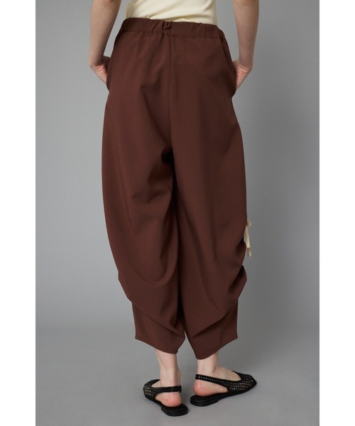 HeRIN.CYE スラックス パンツ Side gather pants サイドギャザーパンツ