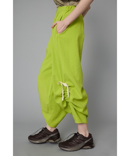 HeRIN.CYE スラックス パンツ Side gather pants サイドギャザーパンツ