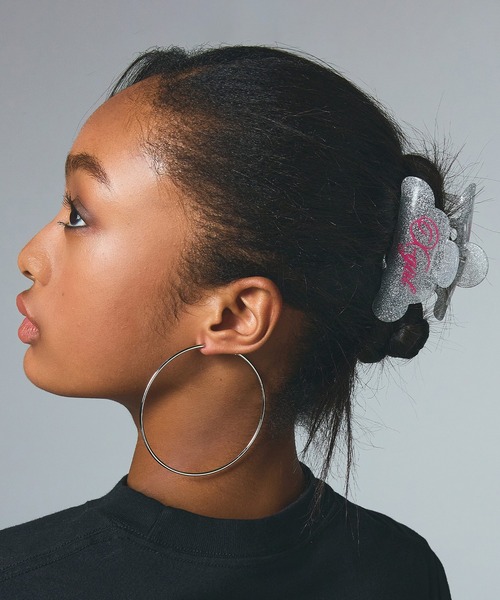 ヘアクリップ GLITTER ACRYLIC BARRETTE | X-girl