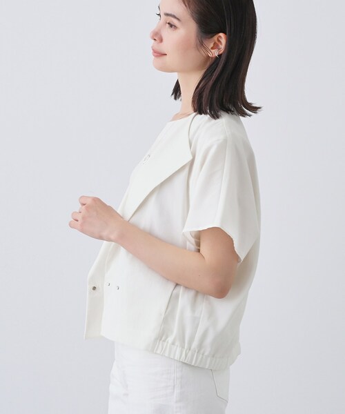 INDIVI ジャケット テーラードジャケット 春SALE！「通気性撥水