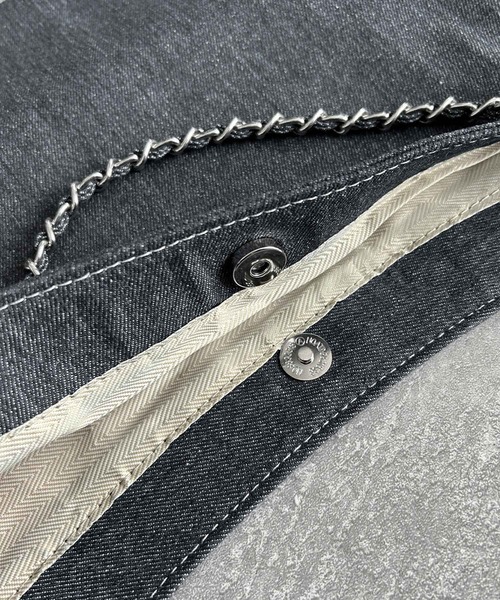 ショルダーバッグ バッグ 大容量デニム肩掛けバッグ レディース | LOWO | 10