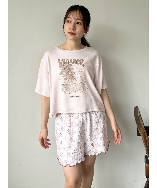 SNIDEL HOME パジャマ ルームウェア デザインカットショート