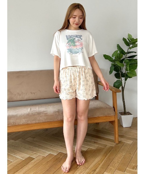 SNIDEL HOME パジャマ ルームウェア デザインカットショート