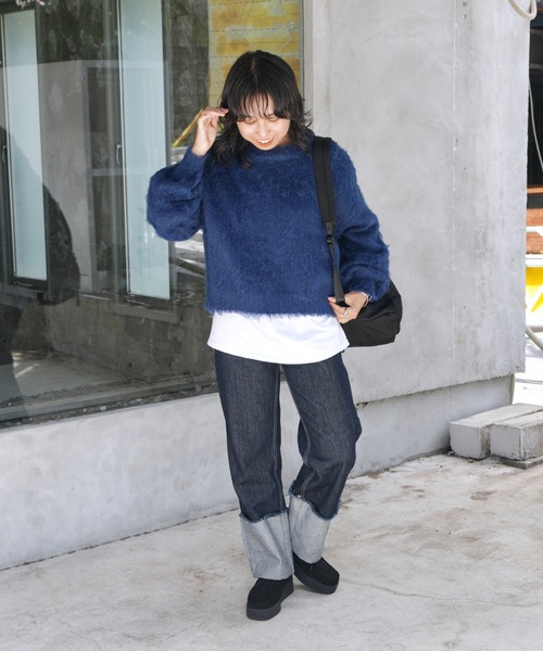 「COLONY 2139」 長袖ニット FREE レッド レディース_画像2