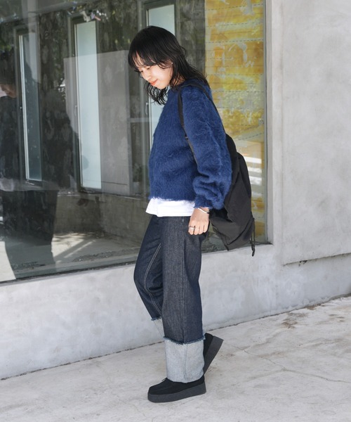 「COLONY 2139」 長袖ニット FREE レッド レディース_画像3