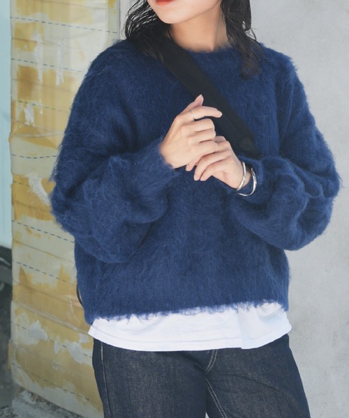 「COLONY 2139」 長袖ニット FREE レッド レディース_画像6