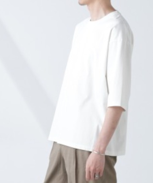 NANO universe tシャツ ルーズフィットワイドスリーブTシャツ 7
