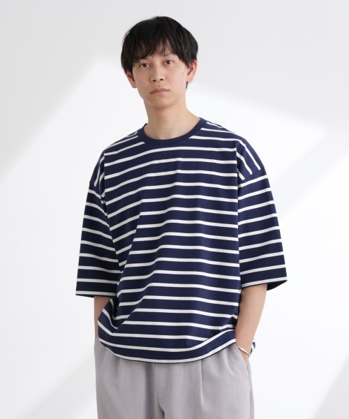 NANO universe（ナノ・ユニバース） tシャツ ルーズフィットワイド 