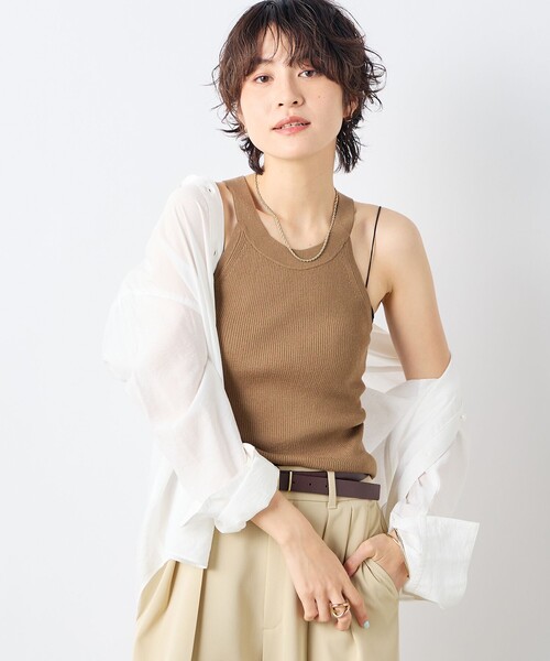 sur8ery サージュリー タンクトップ ノースリーブ NOLLEY'S Sophi（ノーリーズソフィー） タンクトップ ノースリーブ