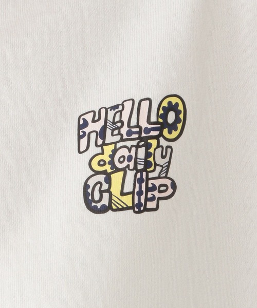 tシャツ 「daily CLIP×HELLOAYACHAN」バックプリントBIGロンT レディース daily CLIP×HELLOAYACHAN】バックプリントBIGロンT（Tシャツ