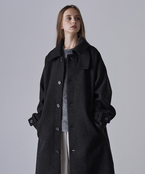 値下げします！【CLEL】ブラックステンカラーコート CLEL（クレイル） ステンカラーコート X-SMALL ブラック メンズ