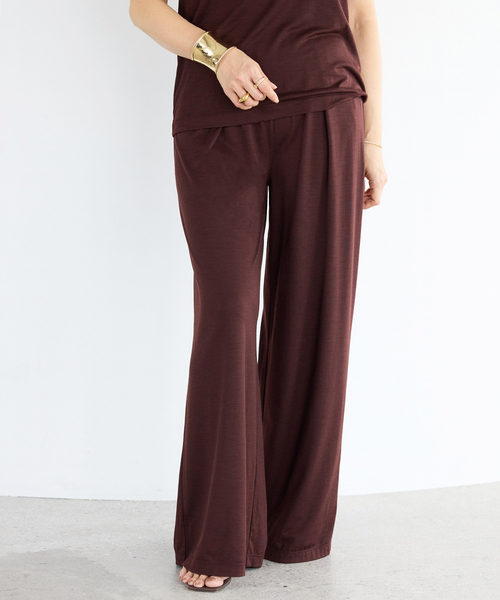 Deuxieme Classe パンツ *Prime wool jersey レディース