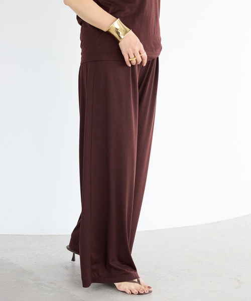 Deuxieme Classe パンツ *Prime wool jersey レディース