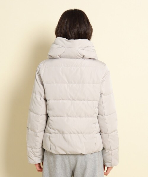 「Dessin」 ダウンジャケット 02 ライトベージュ レディース_画像4
