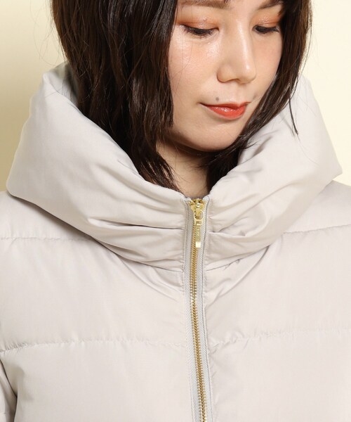 「Dessin」 ダウンジャケット 02 ライトベージュ レディース_画像5