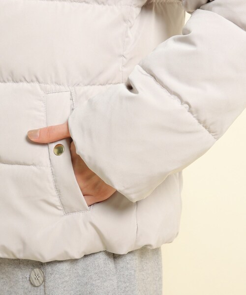 「Dessin」 ダウンジャケット 02 ライトベージュ レディース_画像6