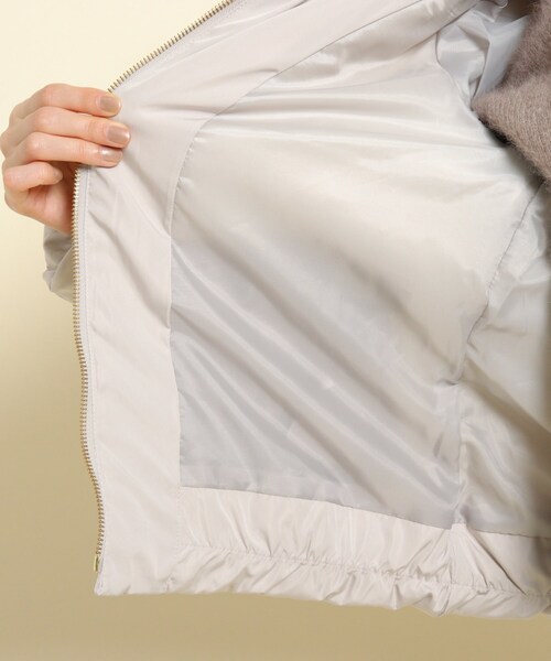 「Dessin」 ダウンジャケット 02 ライトベージュ レディース_画像7