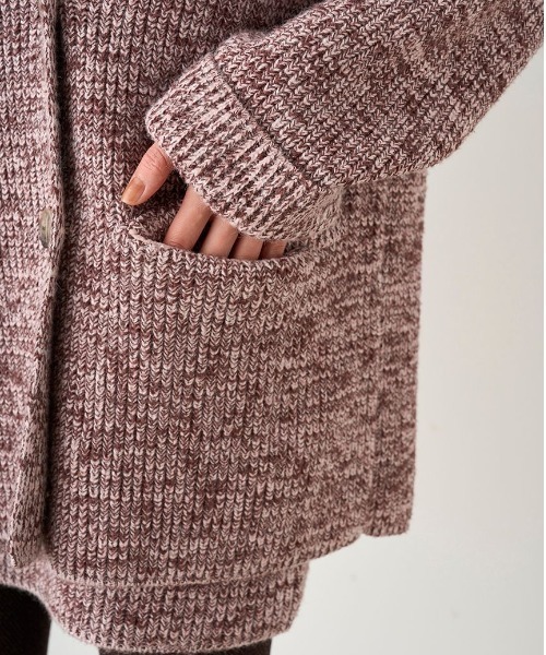 STONE  スナイデルニット カーディガン SNIDEL（スナイデル） ニットカーディガン FREE ブラウン レディース