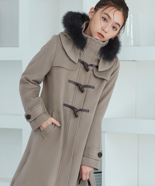 RUIRUE BOUTIQUE（ルイルエブティック） ダッフルコート S ブラウン