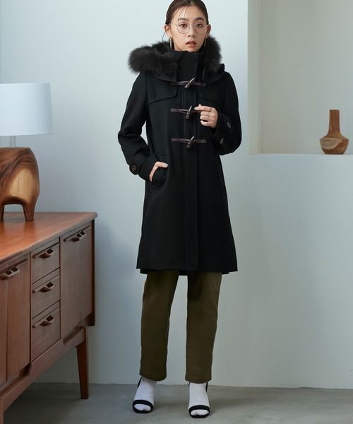 RUIRUE BOUTIQUE（ルイルエブティック） ダッフルコート S ブラウン