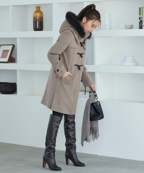 RUIRUE BOUTIQUE（ルイルエブティック） ダッフルコート S ブラウン