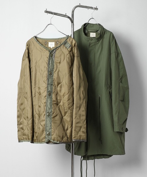 「ZIP FIVE」 「corisco」コート MEDIUM カーキ メンズ_画像5