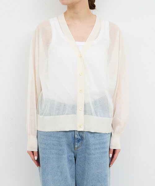 【新品未使用】¥19,800→¥7,000 GALLARDAGALANTEカーデ GALLARDAGALANTE 「GALLARDAGALANTE」 ニットカーディガン FREE