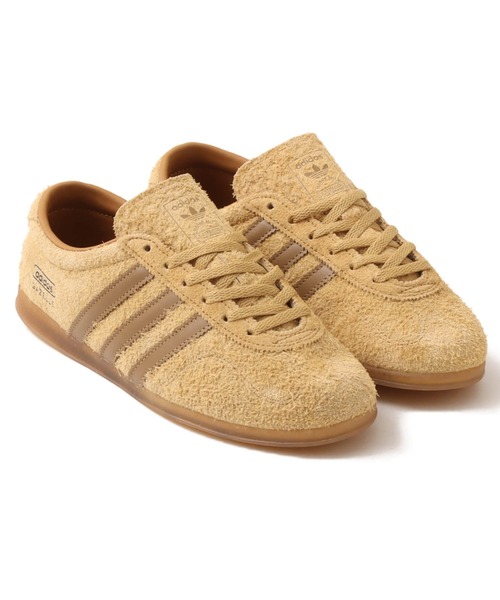  Gazelle LO PRO Wスニーカー　ベージュ adidas（アディダス） スニーカー adidas GAZELLE LO PRO W