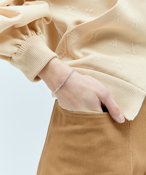 TOM WOOD ブレスレット スクエア シルバー TOM WOOD TOMWOOD トムウッド ブレスレット Square Rope