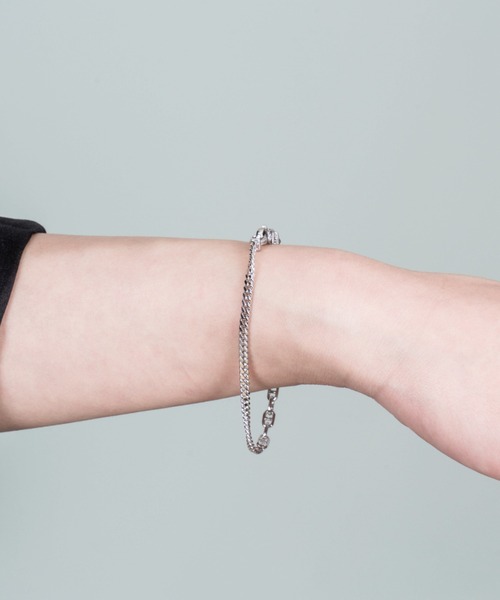 美品　TOMWOOD シルバーブレスレット TOMWOOD トムウッド Bo Bracelet Slim シルバー チェーン