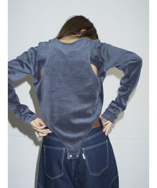 tシャツ 「Htage」バックオープンTee レディース Htage tシャツ 「Htage」バックオープンTee レディース