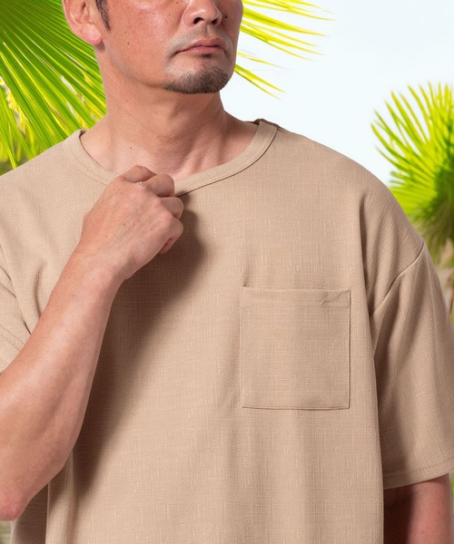 BAYBLO tシャツ (SA) 楊柳 ジャガード 半袖 Tシャツ メンズ : ZOZOTOWN