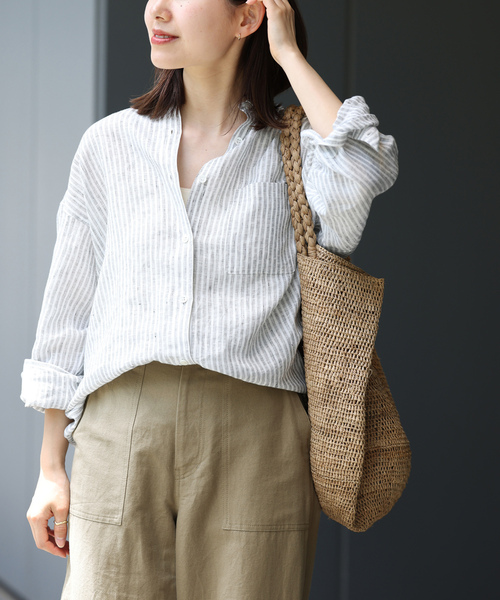 「JOURNAL STANDARD relume」 長袖シャツ FREE ホワイト系その他 レディース