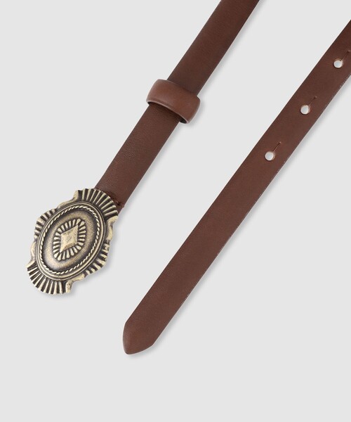 allureville（アルアバイル） ベルト コンチョバックルナローベルト