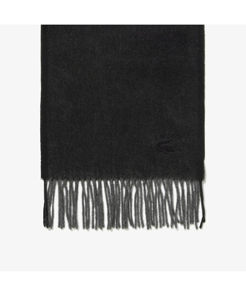 LACOSTE（ラコステ） マフラー FREE ブラック メンズ : ZOZOTOWN Yahoo